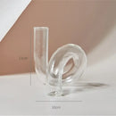 DecorBites™ Modern Transparent Glass Vases Set for Home