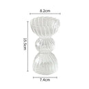 DecorBites™ Modern Transparent Glass Vases Set for Home