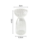 DecorBites™ Modern Transparent Glass Vases Set for Home