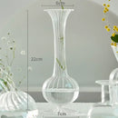 DecorBites™ Modern Transparent Glass Vases Set for Home