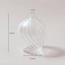 DecorBites™ Modern Transparent Glass Vases Set for Home