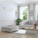 Modern white linear led wall light outdoor direct wired electric