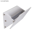 Modern white linear led wall light outdoor direct wired electric