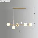 DecorBites™ Modo Island Glass 5-Light Pendant Light for Restaurants