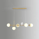 DecorBites™ Modo Island Glass 5-Light Pendant Light for Restaurants