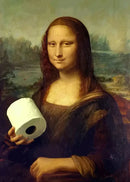 DecorBites™ Mona Lisa Bathroom Wall Art Decor
