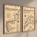 DecorBites™ Monaco Grand Prix Racing Canvas Wall Art