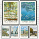 DecorBites™ Monet Wildflower Poster Print for Home Decor