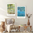 DecorBites™ Monet Wildflower Poster Print for Home Decor