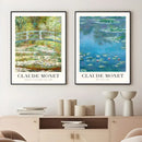 DecorBites™ Monet Wildflower Poster Print for Home Decor
