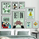 DecorBites™ Monopoly Millionaire Canvas Wall Art