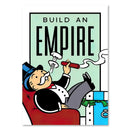 DecorBites™ Monopoly Millionaire Cartoon Canvas Wall Art