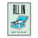 DecorBites™ Monopoly Millionaire Cartoon Canvas Wall Art