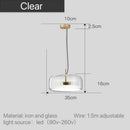 DecorBites™ Moroccan Amber Modern Nordic Pendant Light