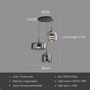 DecorBites™ Moroccan Amber Modern Nordic Pendant Light
