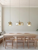 DecorBites™ Moroccan Amber Modern Nordic Pendant Light