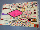 DecorBites™ Moroccan Handmade Azilal Rug 2.5m x 1.5m