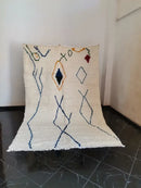 DecorBites™ Moroccan Handmade Azilal rug handmade