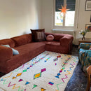 DecorBites™ Moroccan Handmade Azilal rug handmade