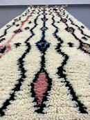 DecorBites™ Moroccan Handmade Beni Ouarain Rug 2.5m x 0.7m