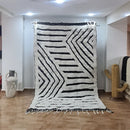 DecorBites™ Moroccan Handmade Beni Ouarain rug 2.5m x 1.5m