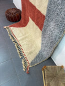 DecorBites™ Moroccan Handmade Beni Ouarain rug 2.5m x 1.5m