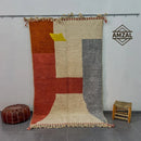 DecorBites™ Moroccan Handmade Beni Ouarain rug 2.5m x 1.5m