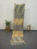 DecorBites™ Moroccan Handmade Beni Ouarain Rug 2.7m x 0.7m