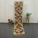 DecorBites™ Moroccan Handmade Beni Ouarain rug 2.7m x 0.7m