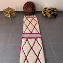 DecorBites™ Moroccan Handmade Small Beni Ouarain rug 1m / 70cm