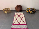 DecorBites™ Moroccan Handmade Small Beni Ouarain rug 1m / 70cm