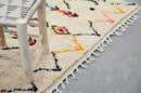 DecorBites™ Moroccan Handmade Traditional Azilal Rug 260 X 145 Cm