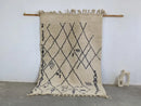 DecorBites™ Moroccan Handmade Traditional Beni Ouarain Rug 244 X 157 Cm