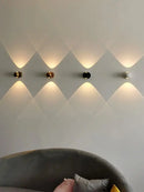 DecorBites™ Moroccan Modern Black Brass LED Wall Lamp