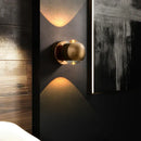 DecorBites™ Moroccan Modern Black Brass LED Wall Lamp