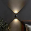 DecorBites™ Moroccan Modern Black Brass LED Wall Lamp