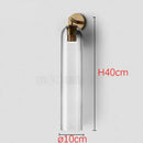 DecorBites™ Moroccan Title: Sleek Glass Wall Sconce