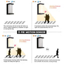DecorBites™ Motion Sensor Outdoor Wall Light - Waterproof, Modern
