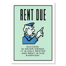 DecorBites™ Motivational Monopoly Millionaire Cartoon Canvas Wall Art