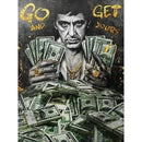 DecorBites™ Motivational Tony Montana Canvas Wall Art