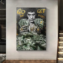 DecorBites™ Motivational Tony Montana Canvas Wall Art