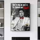 DecorBites™ Motivational Tony Montana Canvas Wall Art