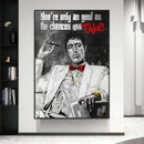 DecorBites™ Motivational Tony Montana Canvas Wall Art