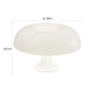 DecorBites™ Mushroom table lamp minimalist modern bedroom bedside lamp Danish designer orange decorative table lamp
