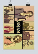 DecorBites™ NANA Anime Kraft Paper Posters: Retro, Funny Prints