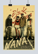 DecorBites™ NANA Anime Poster Set – Retro Style