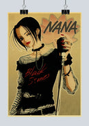 DecorBites™ NANA Anime Posters 2021 Retro Kraft Sticker