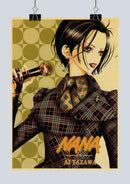 DecorBites™ NANA Anime Retro Kraft Poster Set