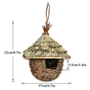 DecorBites™ Natural Grass Bird Cage for Outdoor Decor