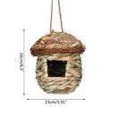 DecorBites™ Natural Grass Bird Cage Hanging Parrot Nest